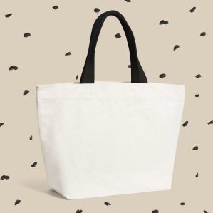 Reusable eco friendly tote bag
